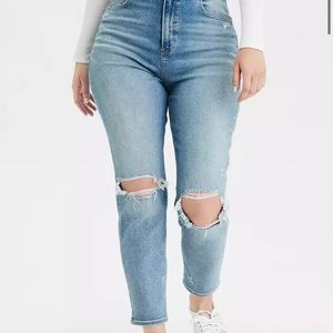 AE curvy mom jeans